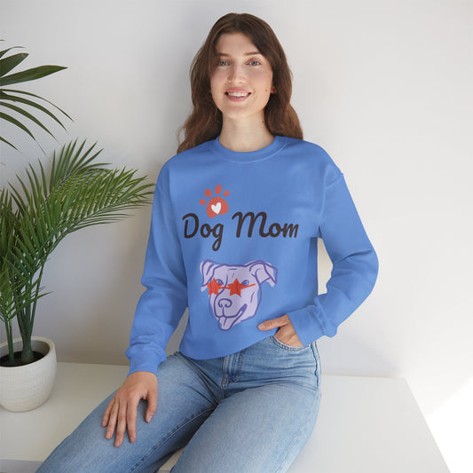 Unisex Heavy Blend™ Dog Mom Crewneck Sweatshirt