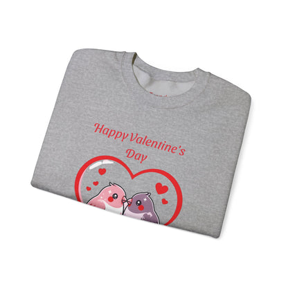 Unisex Valentine's Day Love Birds Sweatshirt