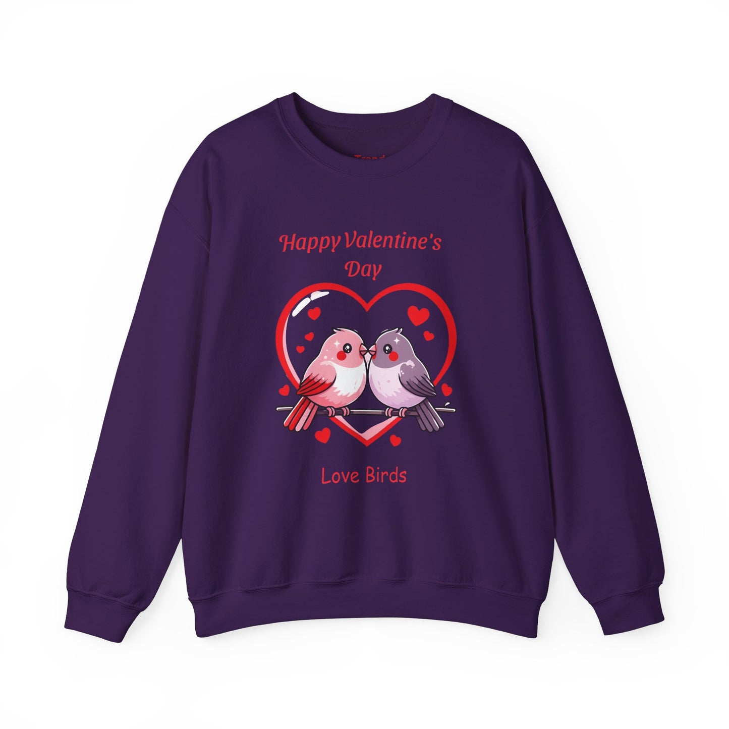 Unisex Valentine's Day Love Birds Sweatshirt