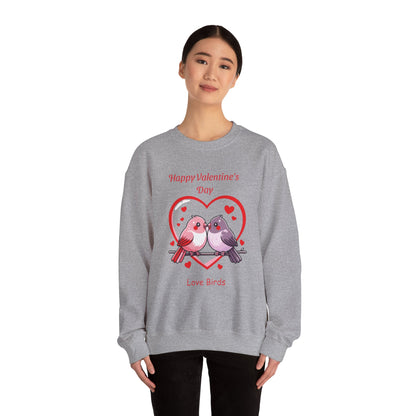 Unisex Valentine's Day Love Birds Sweatshirt