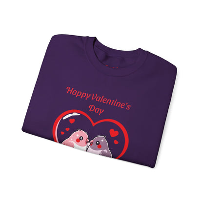 Unisex Valentine's Day Love Birds Sweatshirt