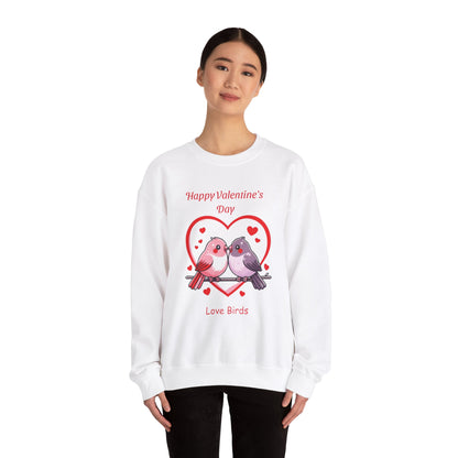 Unisex Valentine's Day Love Birds Sweatshirt